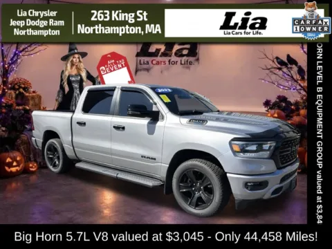 Silver 2023 Ram 1500 Big Horn/Lone Star for sale in Northampton, MA