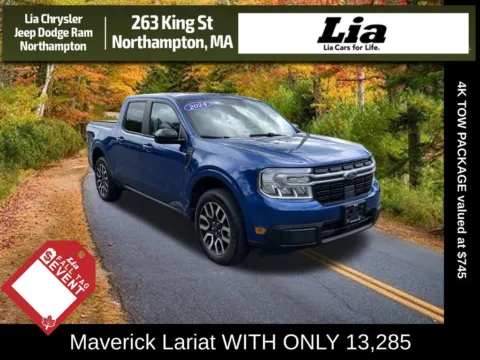 Blue 2024 Ford Maverick Lariat for sale in Northampton, MA
