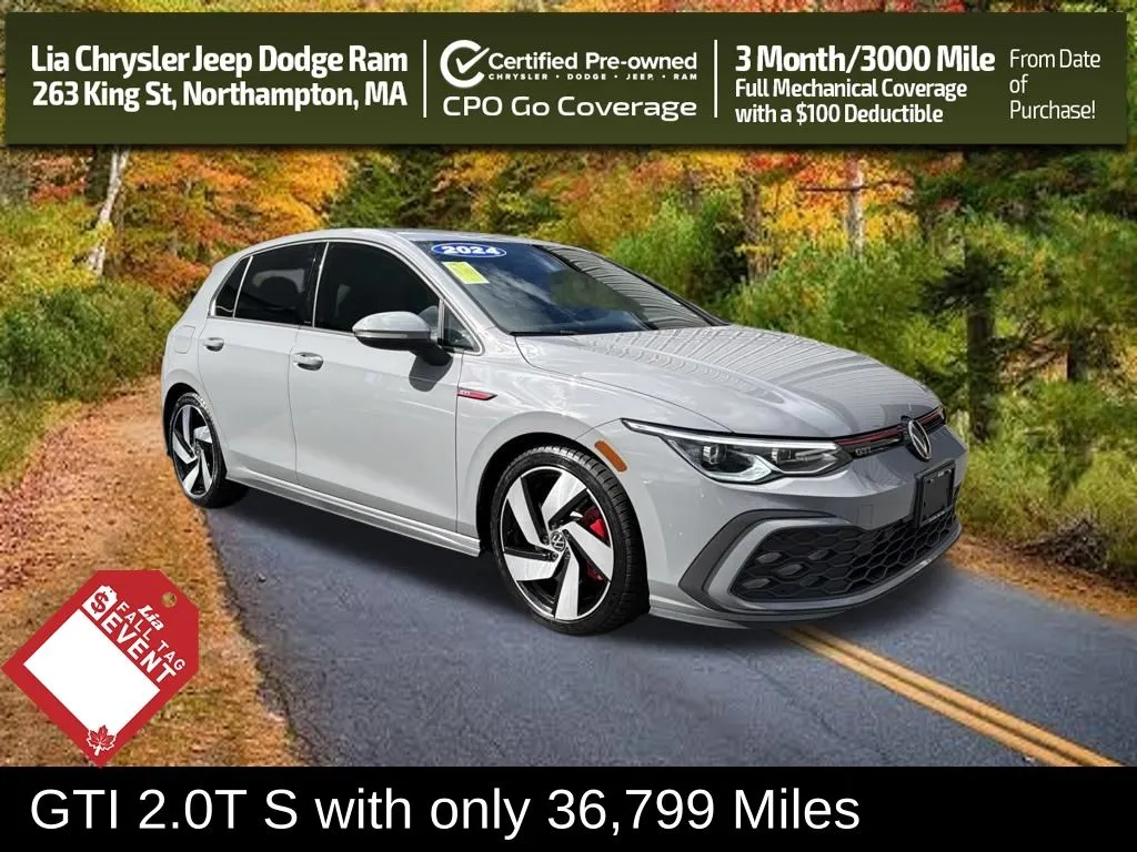 Gray 2024 Volkswagen Golf GTI 2.0T S for sale in Northampton, MA