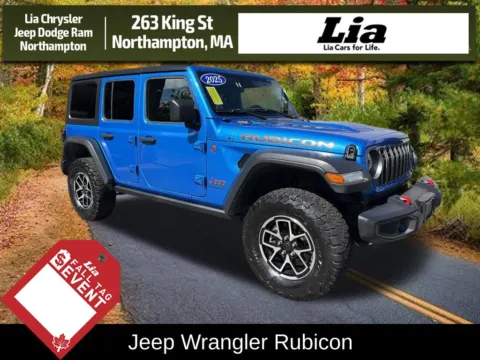 Blue 2025 Jeep Wrangler Rubicon for sale in Northampton, MA