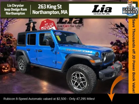 Blue 2025 Jeep Wrangler Rubicon for sale in Northampton, MA