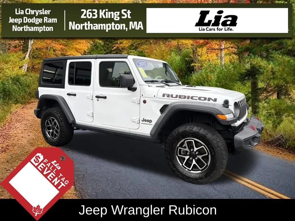 White 2025 Jeep Wrangler Rubicon for sale in Northampton, MA