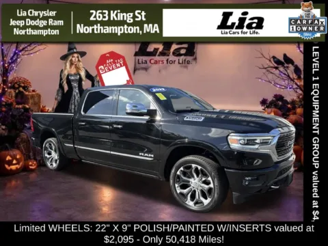 Black 2022 Ram 1500 Limited for sale in Northampton, MA