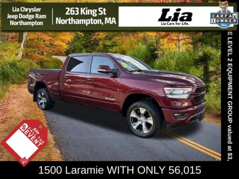 Red 2022 Ram 1500 Laramie for sale in Northampton, MA