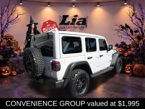 Another view of 2024 Jeep Wrangler Willys 4xe for sale in Northampton, MA at Lia Chrysler Jeep Dodge Ram Northampton