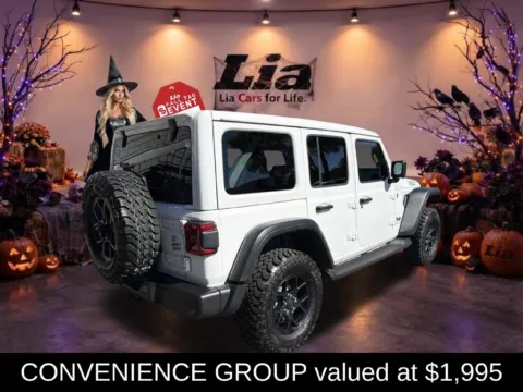 Another view of 2024 Jeep Wrangler Willys 4xe for sale in Northampton, MA at Lia Chrysler Jeep Dodge Ram Northampton