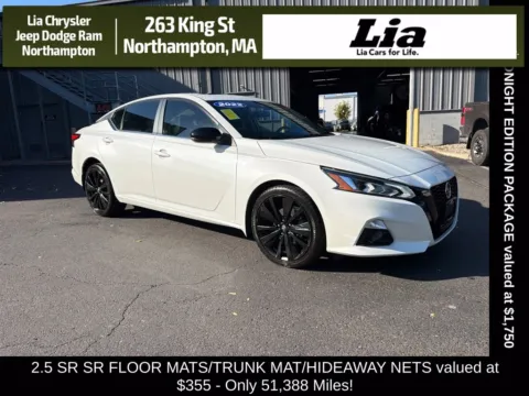 White 2022 Nissan Altima 2.5 SR for sale in Northampton, MA