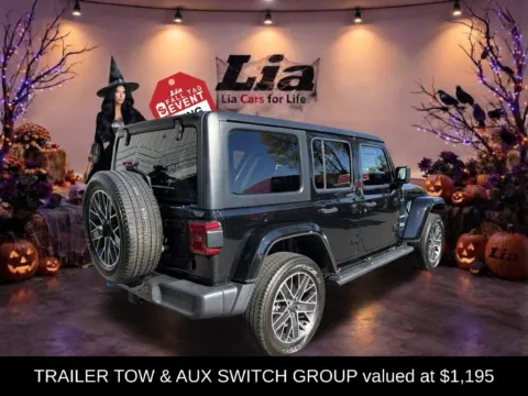 Another view of 2023 Jeep Wrangler Sahara 4xe for sale in Northampton, MA at Lia Chrysler Jeep Dodge Ram Northampton