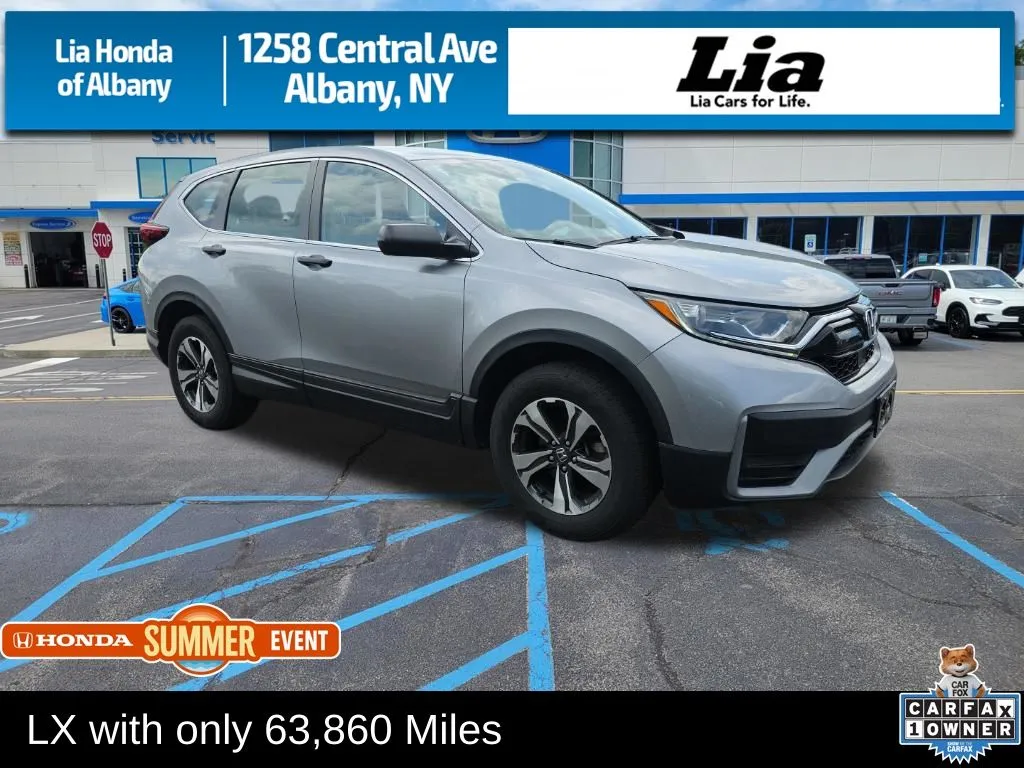 Silver 2021 Honda CR-V LX for sale in Albany, NY