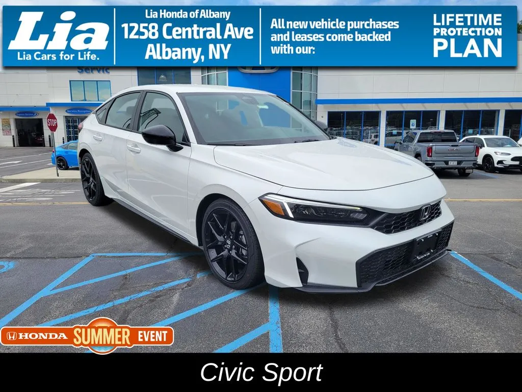 White 2026 Honda Civic Sport for sale in Albany, NY