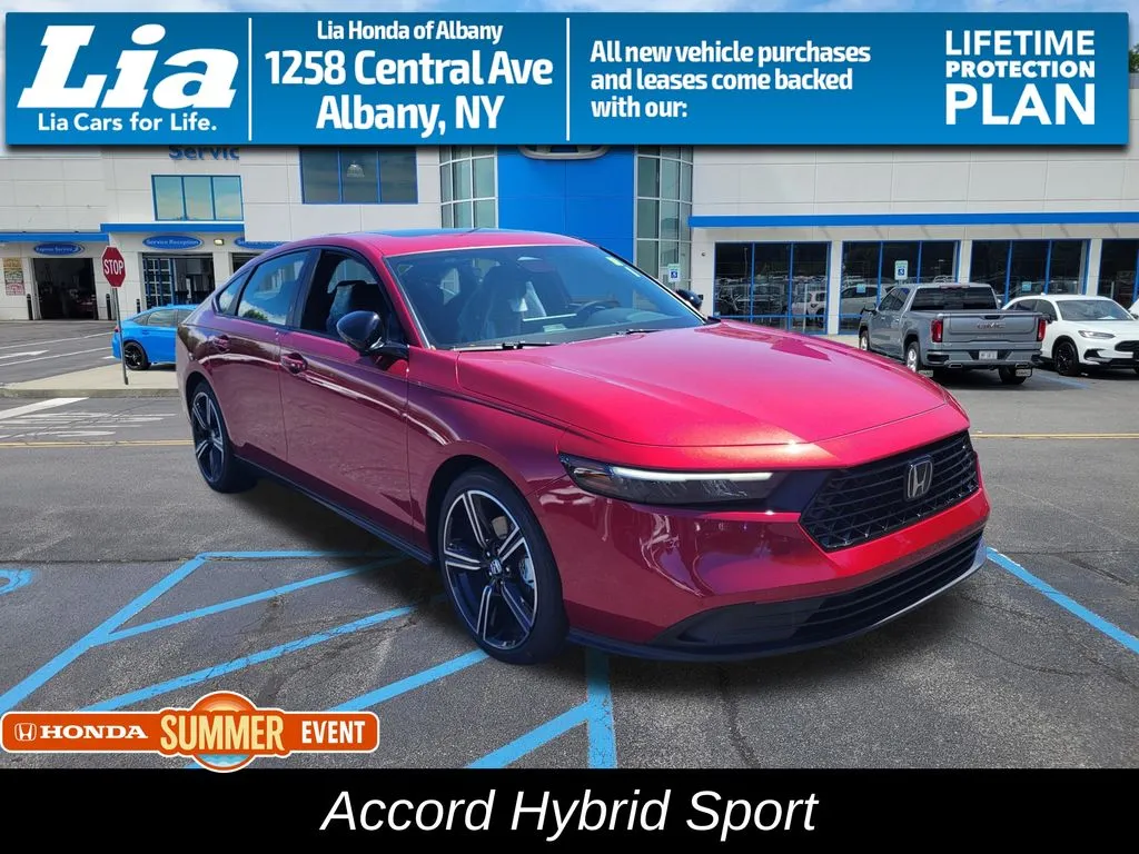 Red 2026 Honda Accord Hybrid Sport for sale in Albany, NY