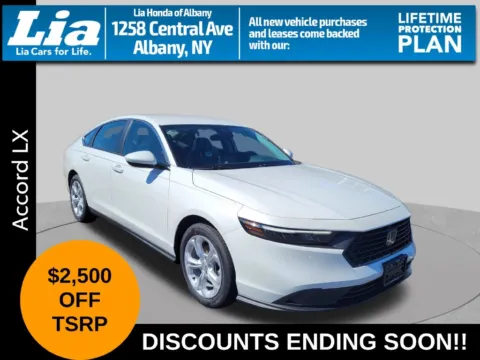 White 2026 Honda Accord LX for sale in Albany, NY