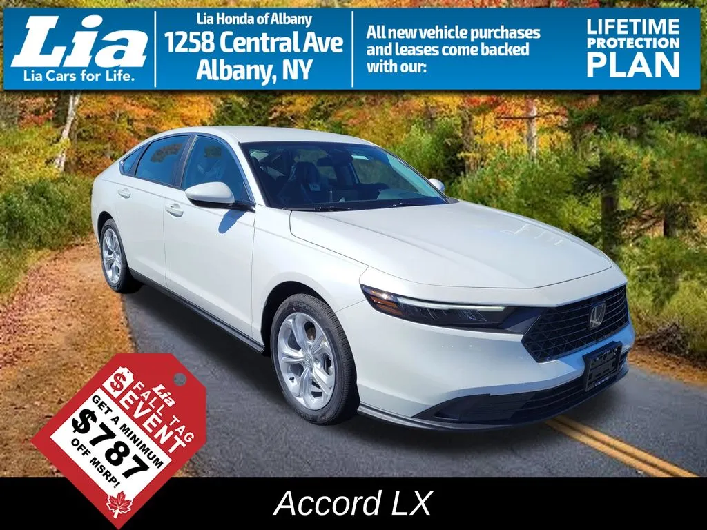 White 2026 Honda Accord LX for sale in Albany, NY