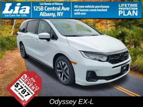 White 2026 Honda Odyssey EX-L for sale in Albany, NY