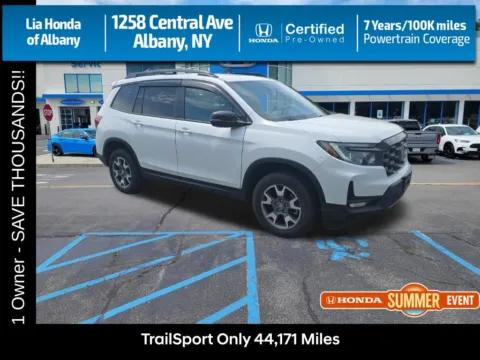White 2023 Honda Passport TrailSport for sale in Albany, NY