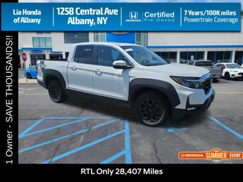 White 2023 Honda Ridgeline RTL for sale in Albany, NY