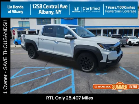 White 2023 Honda Ridgeline RTL for sale in Albany, NY