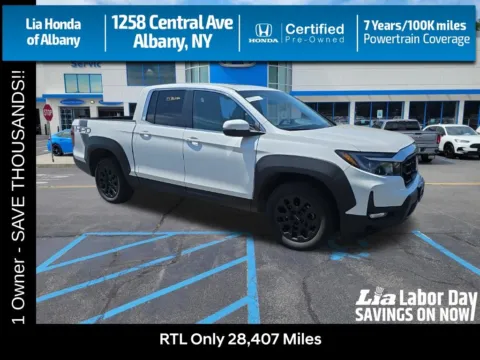 White 2023 Honda Ridgeline RTL for sale in Albany, NY