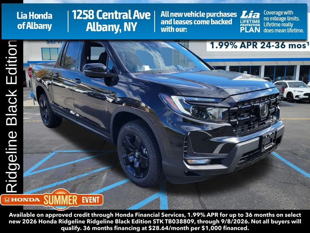 Unknown 2026 Honda Ridgeline Black Edition for sale in Albany, NY