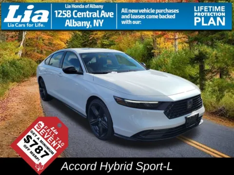 White 2026 Honda Accord Hybrid Sport-L for sale in Albany, NY