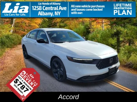White 2026 Honda Accord Hybrid Sport-L for sale in Albany, NY
