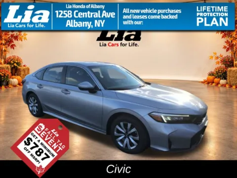 Silver 2026 Honda Civic LX for sale in Albany, NY