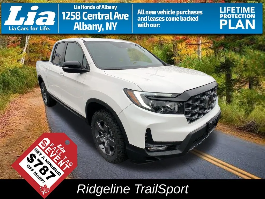 White 2026 Honda Ridgeline TrailSport for sale in Albany, NY
