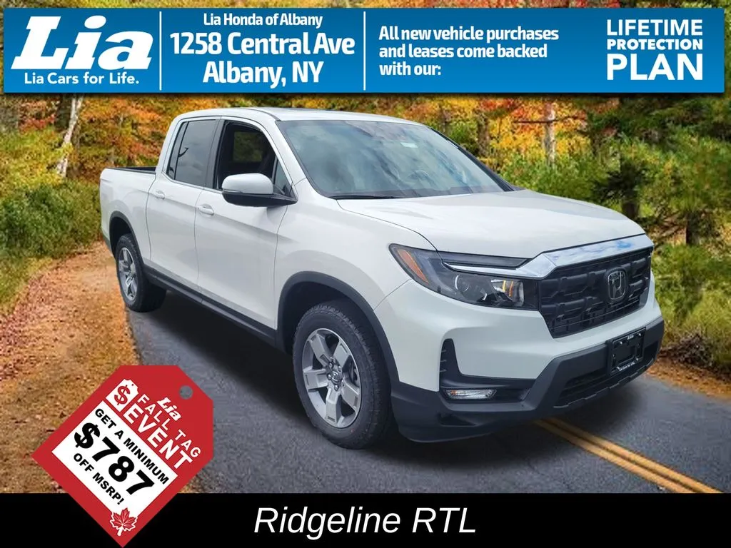 White 2026 Honda Ridgeline RTL for sale in Albany, NY