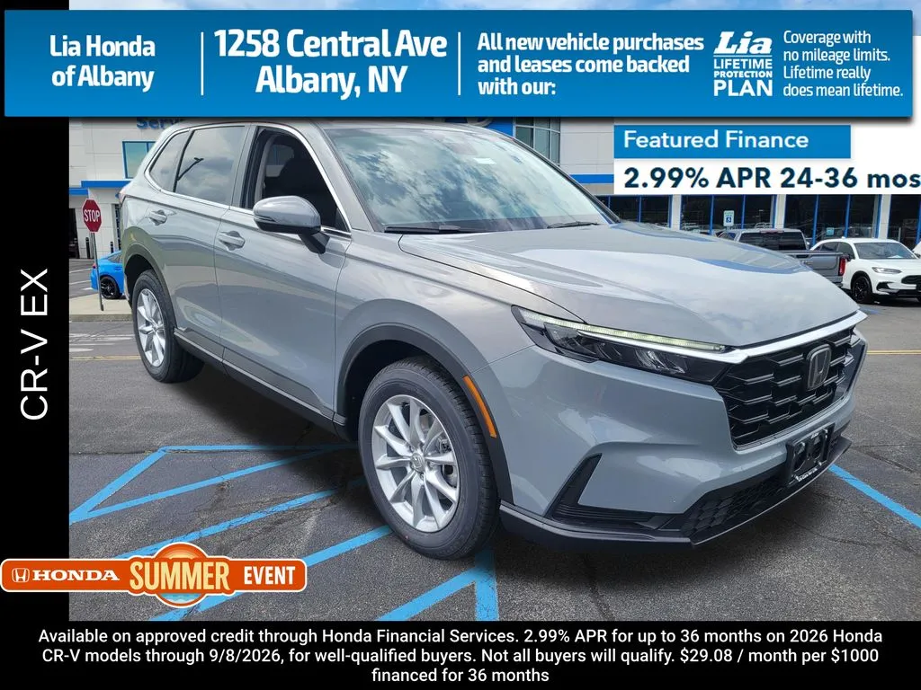 Gray 2026 Honda CR-V EX for sale in Albany, NY