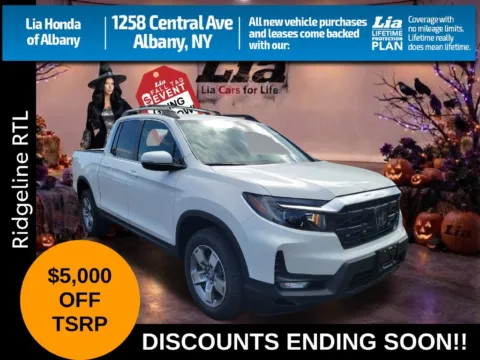 White 2026 Honda Ridgeline RTL for sale in Albany, NY