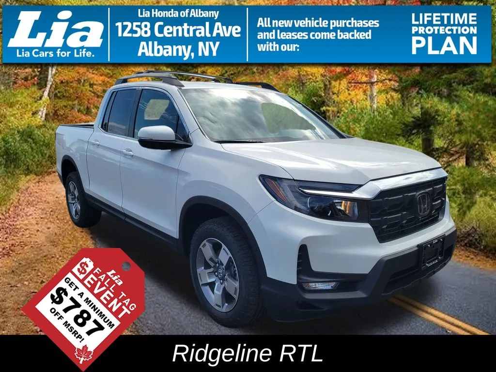 White 2026 Honda Ridgeline RTL for sale in Albany, NY