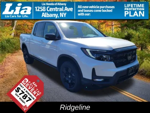 White 2026 Honda Ridgeline Black Edition for sale in Albany, NY
