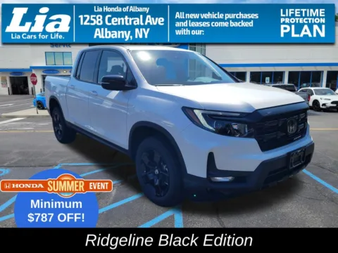 White 2026 Honda Ridgeline Black Edition for sale in Albany, NY