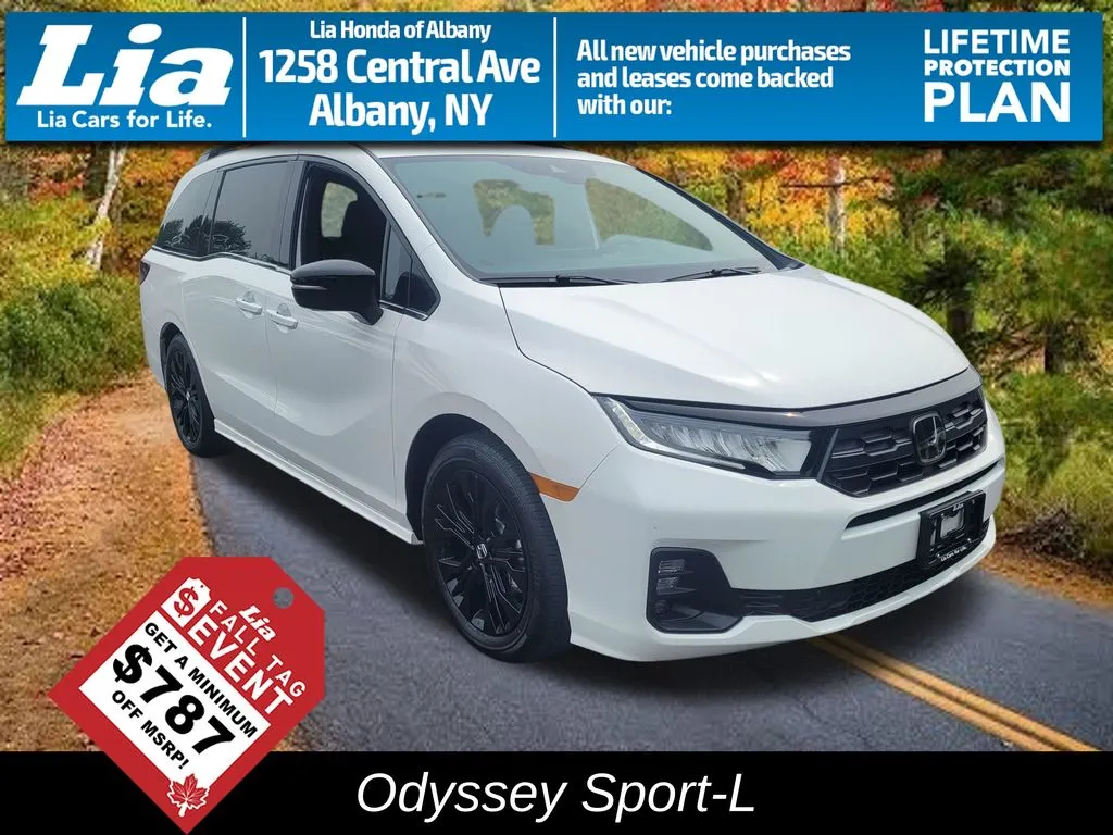 White 2026 Honda Odyssey Sport-L for sale in Albany, NY