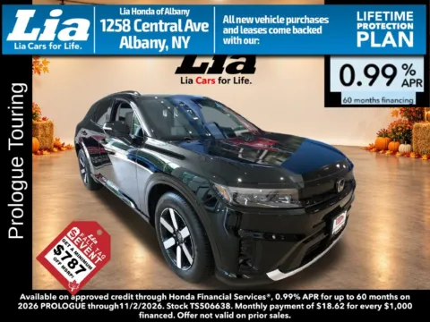 Black 2026 Honda Prologue Touring for sale in Albany, NY