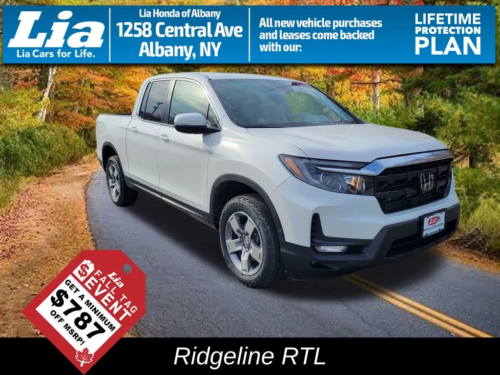 White 2026 Honda Ridgeline RTL for sale in Albany, NY