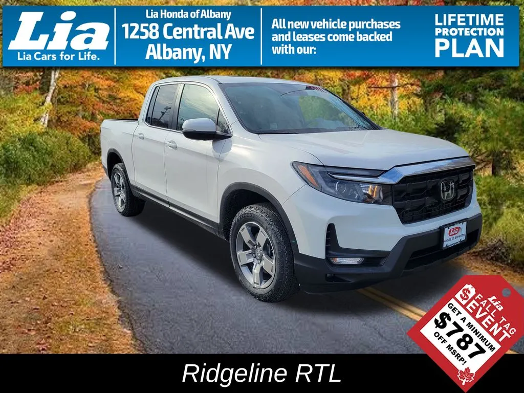 White 2026 Honda Ridgeline RTL for sale in Albany, NY