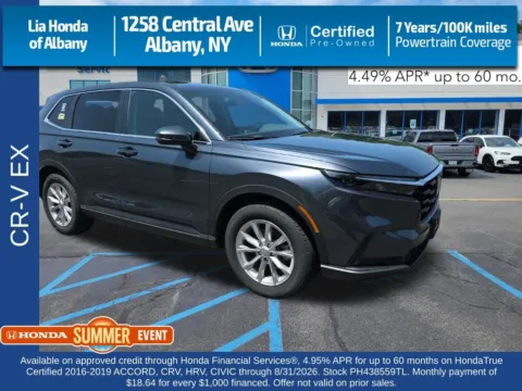 Gray 2023 Honda CR-V EX for sale in Albany, NY