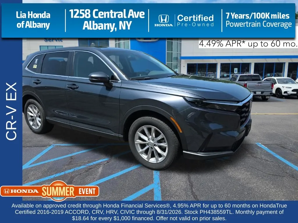 Gray 2023 Honda CR-V EX for sale in Albany, NY