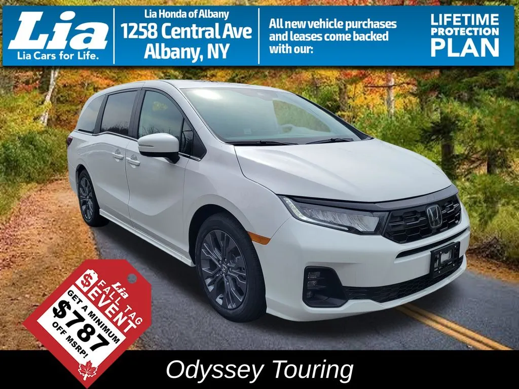 White 2026 Honda Odyssey Touring for sale in Albany, NY