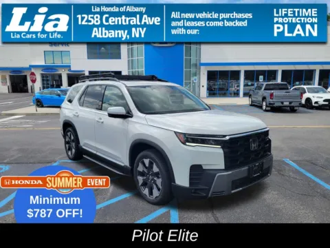 White 2026 Honda Pilot Elite for sale in Albany, NY