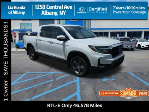 White 2023 Honda Ridgeline RTL-E for sale in Albany, NY