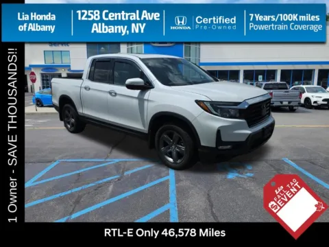 White 2023 Honda Ridgeline RTL-E for sale in Albany, NY
