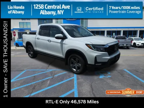 White 2023 Honda Ridgeline RTL-E for sale in Albany, NY