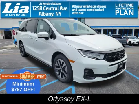 White 2026 Honda Odyssey EX-L for sale in Albany, NY