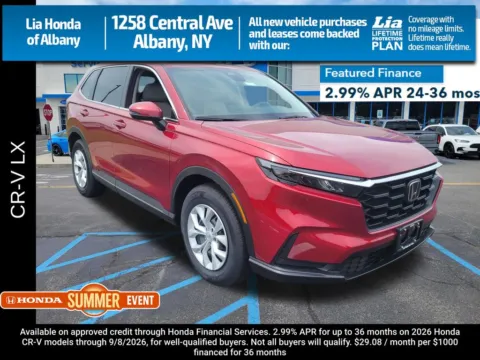 Red 2026 Honda CR-V LX for sale in Albany, NY