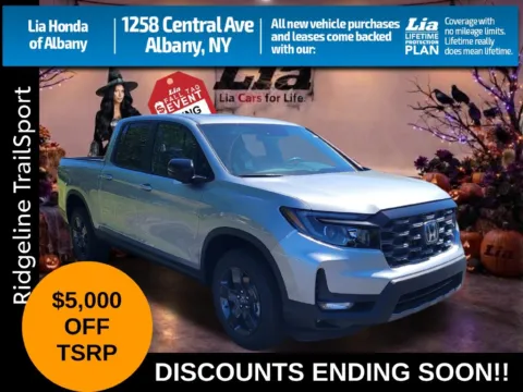 Silver 2026 Honda Ridgeline TrailSport for sale in Albany, NY