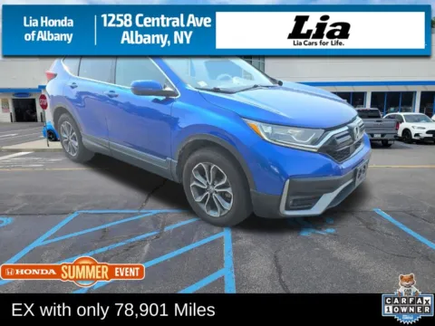 Blue 2021 Honda CR-V EX for sale in Albany, NY