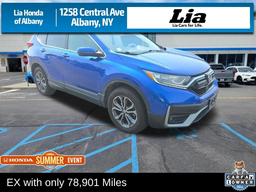 Blue 2021 Honda CR-V EX for sale in Albany, NY