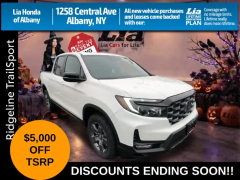 White 2026 Honda Ridgeline TrailSport for sale in Albany, NY